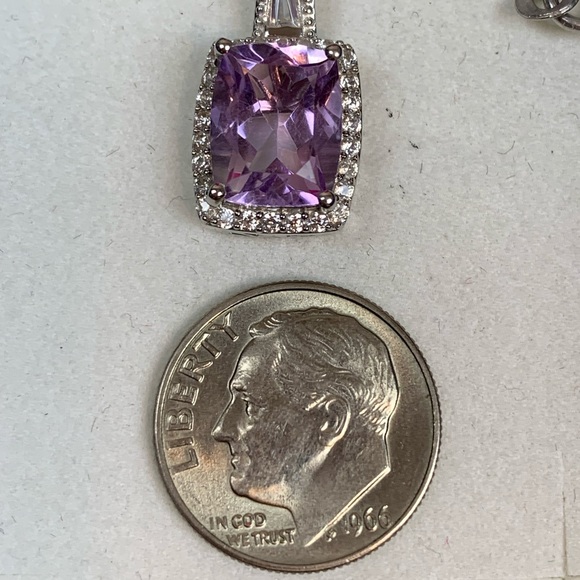 💜RDF Amethyst Pendant Necklace💜 - Picture 6 of 10